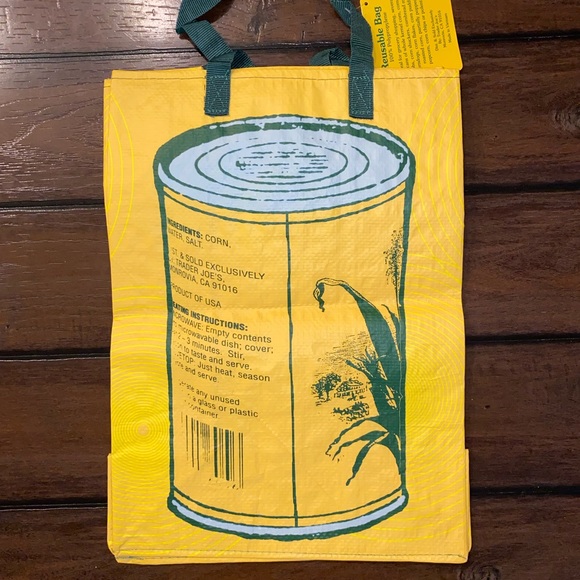 Trader Joe’s Reusable Grocery Tote Bag Corn - Picture 3 of 6
